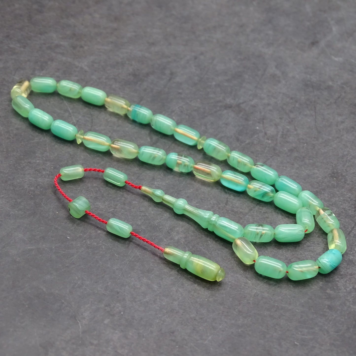 Kehribar Tesbih / Sikma Tesbih Kutulu İsim Yazılı