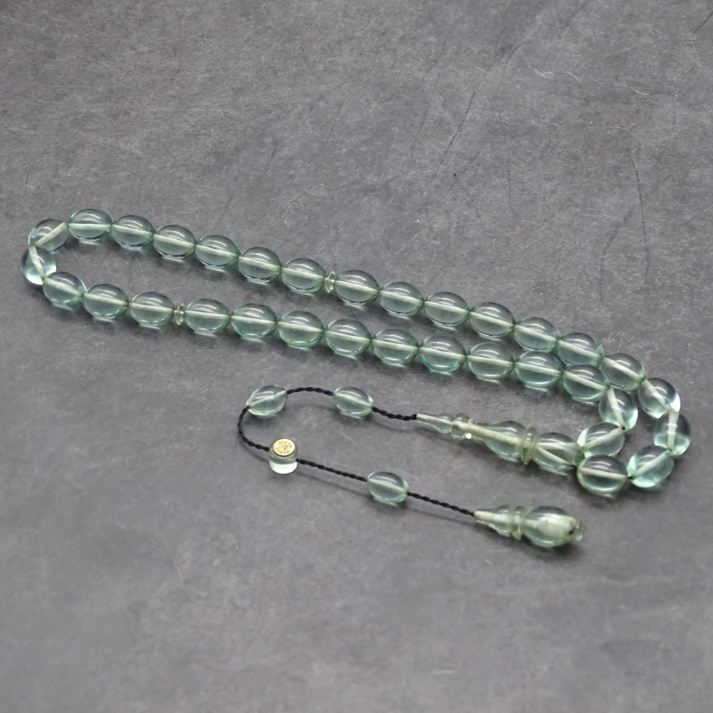 Kehribar Tesbih / Sikma Gebetskette Namen Gravur mit Box