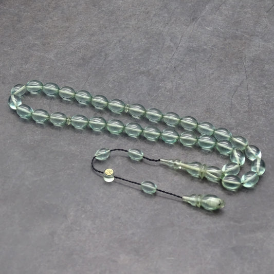 Kehribar Tesbih / Sikma Tesbih Kutulu İsim Yazılı