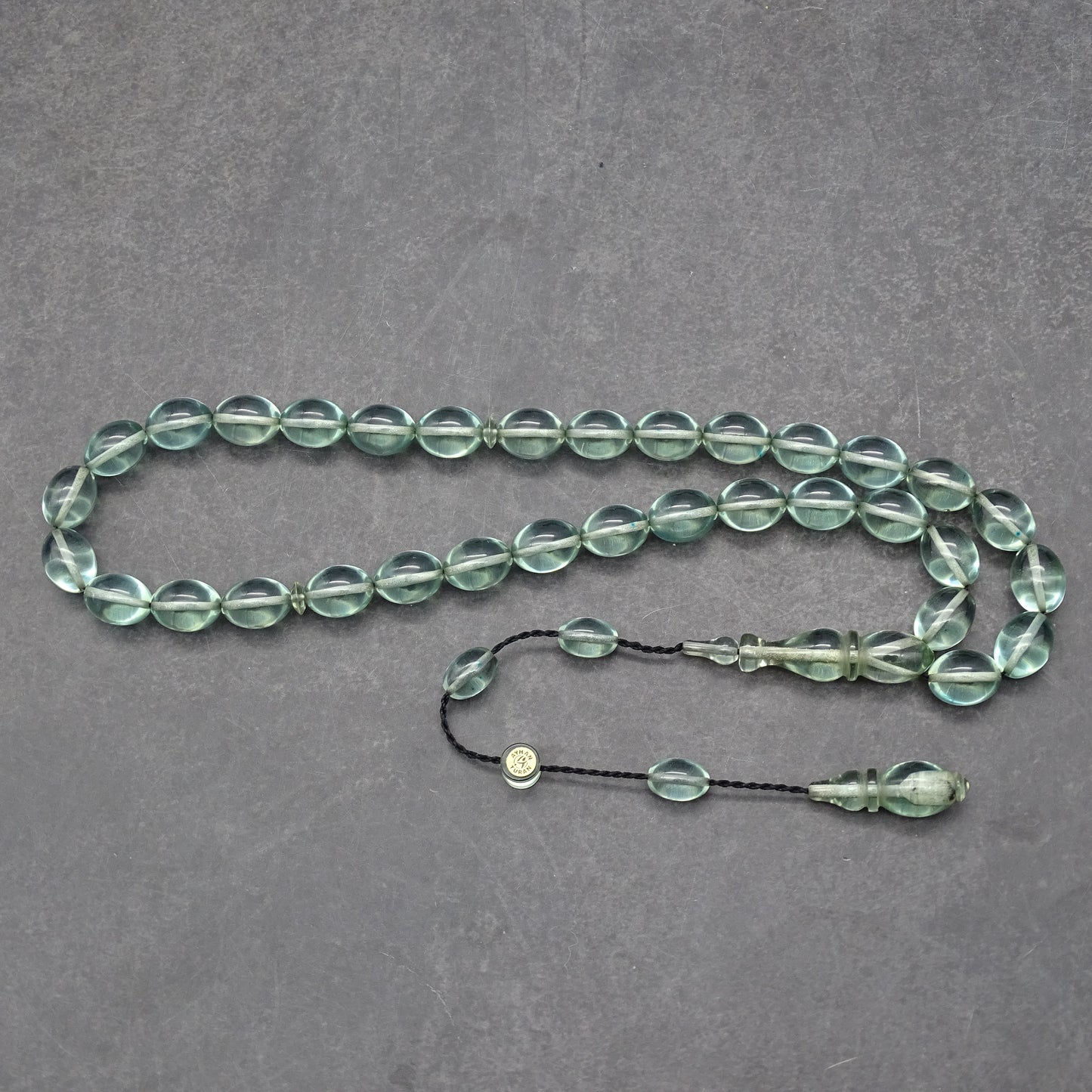 Kehribar Tesbih / Sikma Gebetskette Namen Gravur mit Box