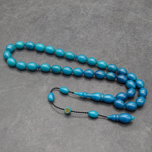 Kehribar Tesbih / Sikma Tesbih Kutulu İsim Yazılı