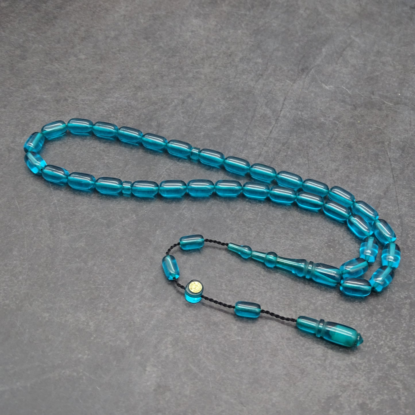 Kehribar Tesbih / Sikma Tesbih Kutulu İsim Yazılı