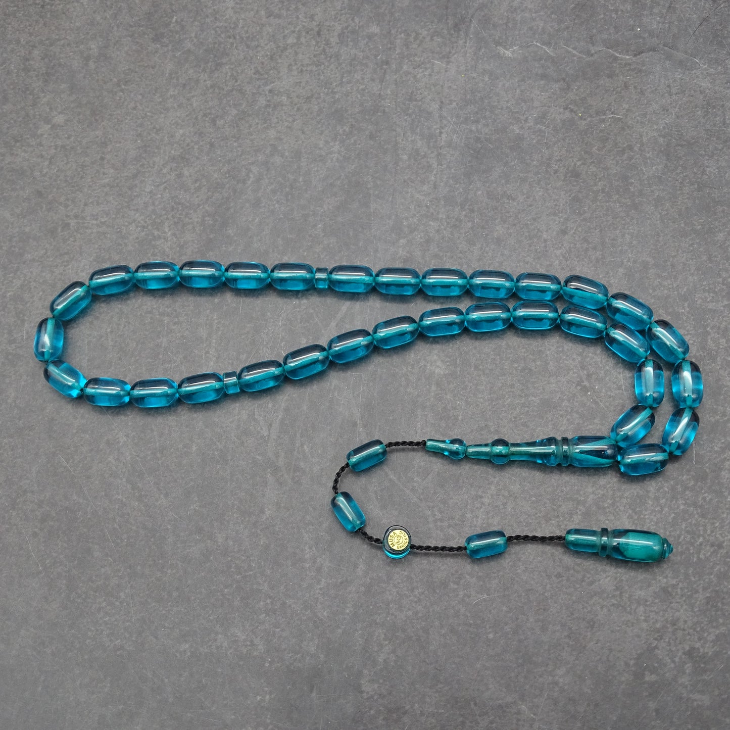 Kehribar Tesbih / Sikma Tesbih Kutulu İsim Yazılı