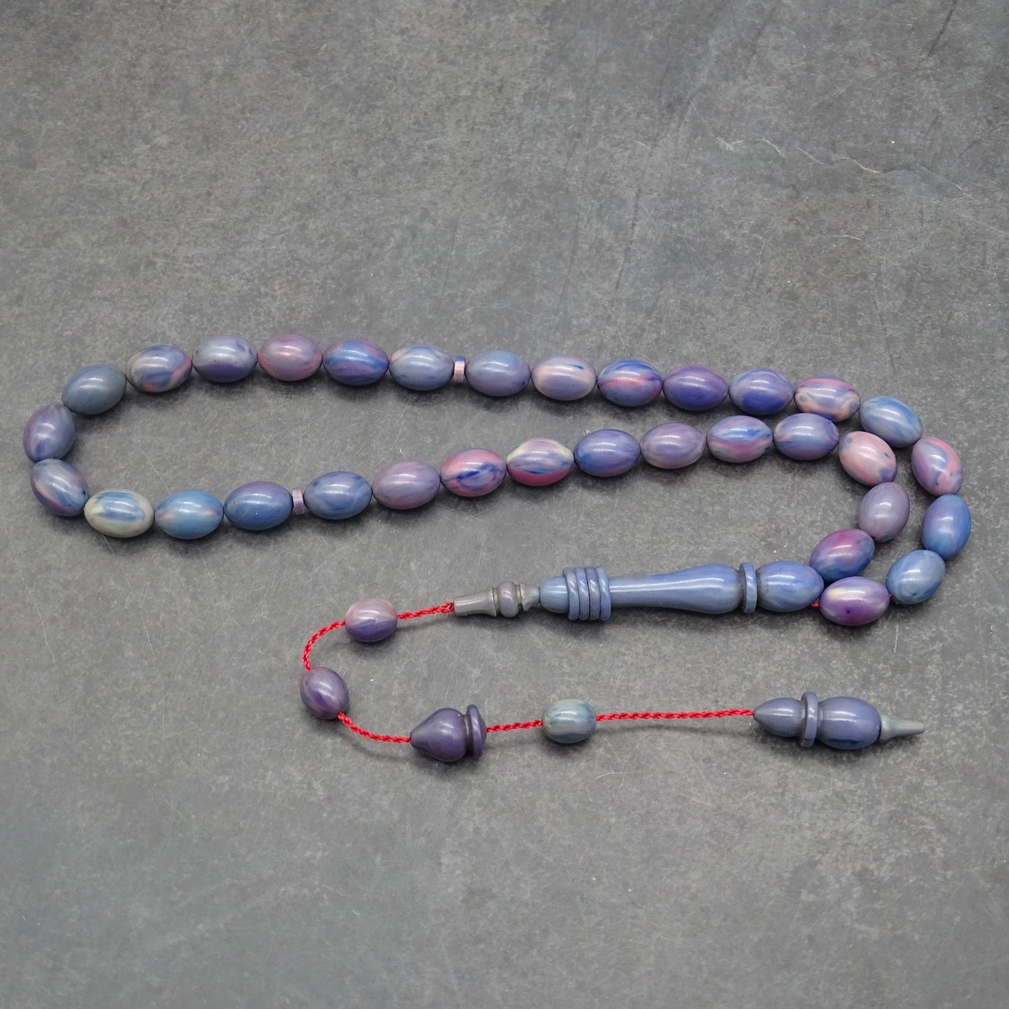 Kehribar Tesbih / Sikma Tesbih Kutulu İsim Yazılı