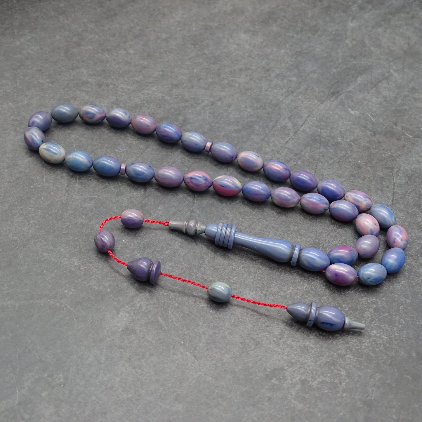 Kehribar Tesbih / Sikma Tesbih Kutulu İsim Yazılı