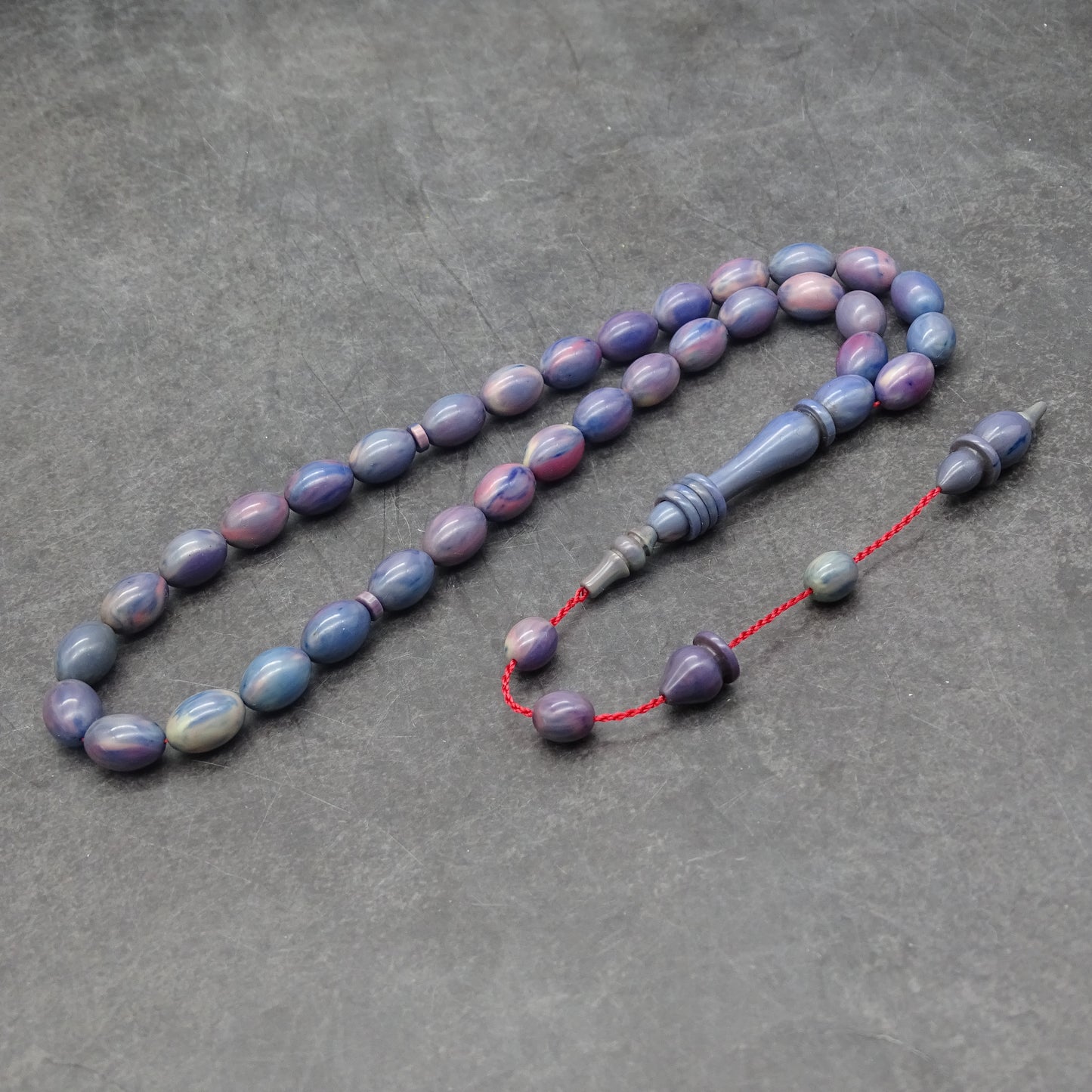 Kehribar Tesbih / Sikma Tesbih Kutulu İsim Yazılı