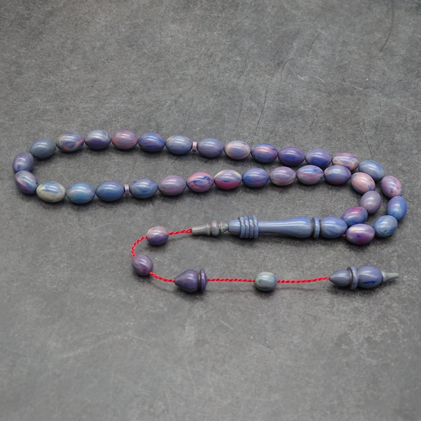 Kehribar Tesbih / Sikma Tesbih Kutulu İsim Yazılı