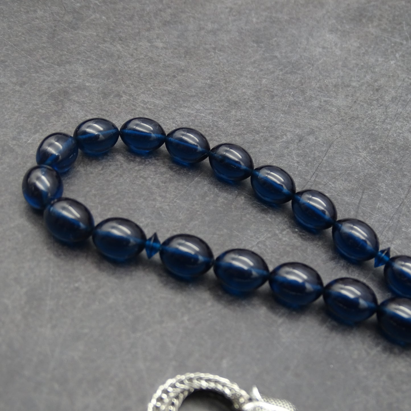 Kehribar Tesbih / Sikma Tesbih Kutulu İsim Yazılı