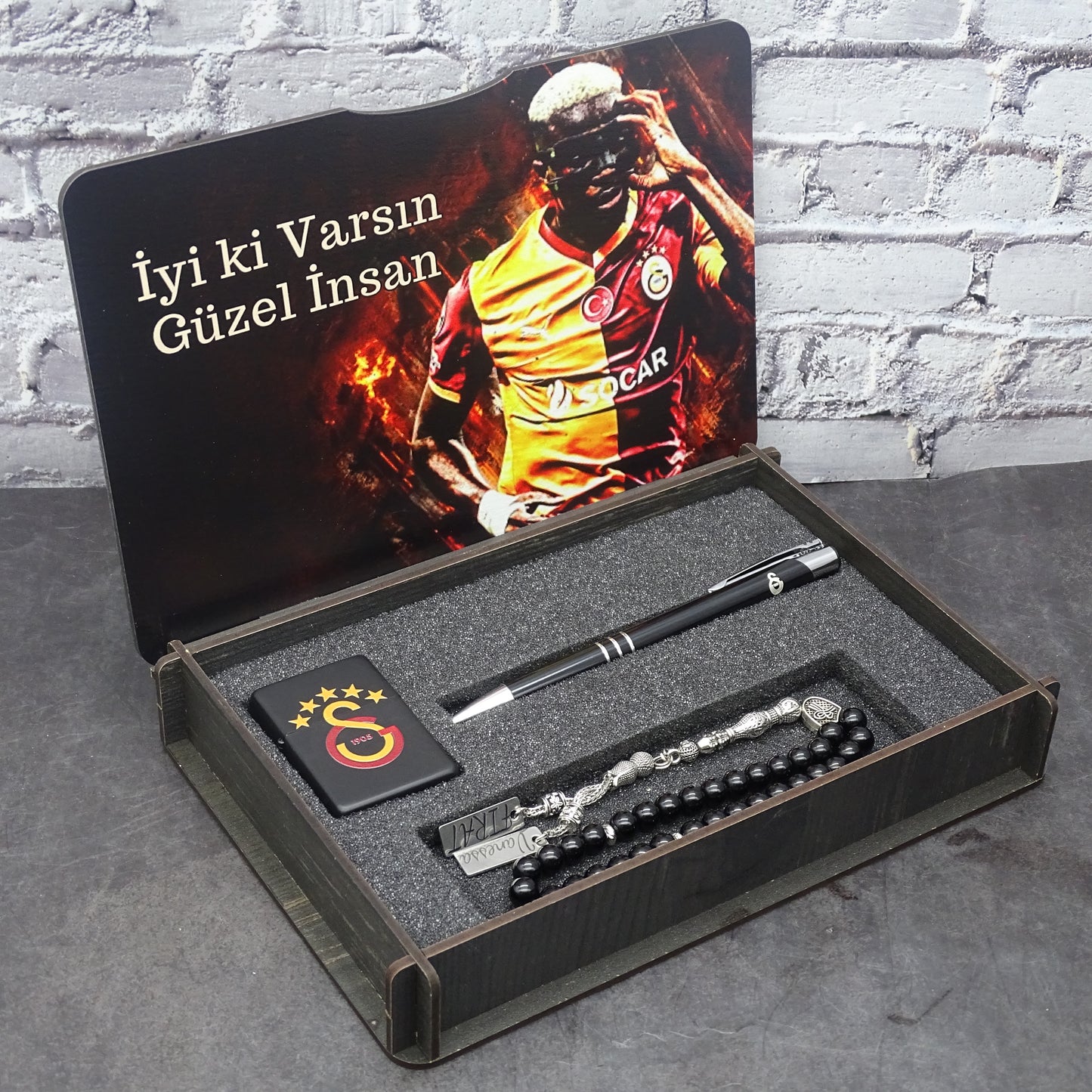 Erkekler için tesbih hediye seti 