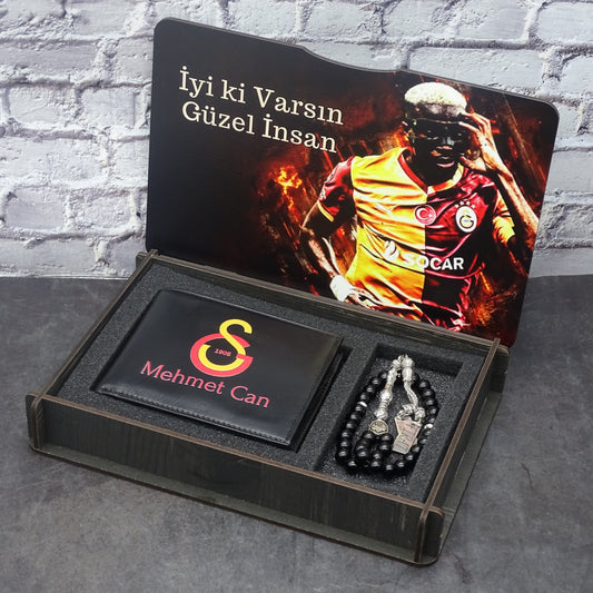 Tesbih Set Persönlich für Männer mit Geldbörse Osimen