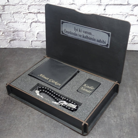 Tesbih Geschenkset Für Männer Mit Geldbörse
