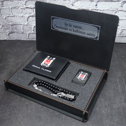 Tesbih Geschenkset Für Männer Mit Geldbörse (Besiktas)