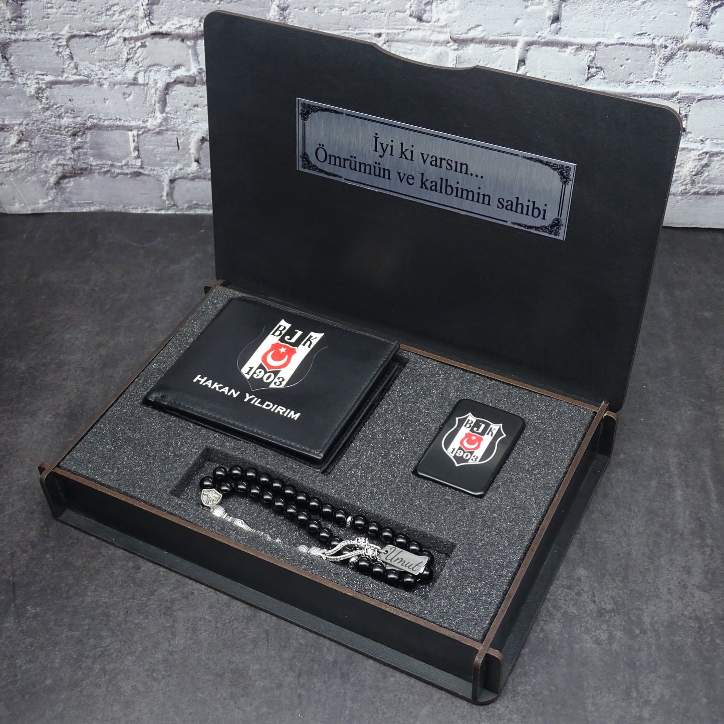 Tesbih Geschenkset Für Männer Mit Geldbörse (Besiktas)