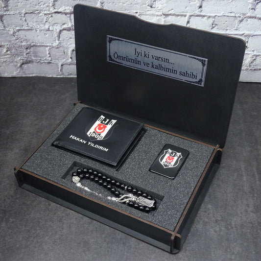 Tesbih Geschenkset Für Männer Mit Geldbörse (Besiktas)