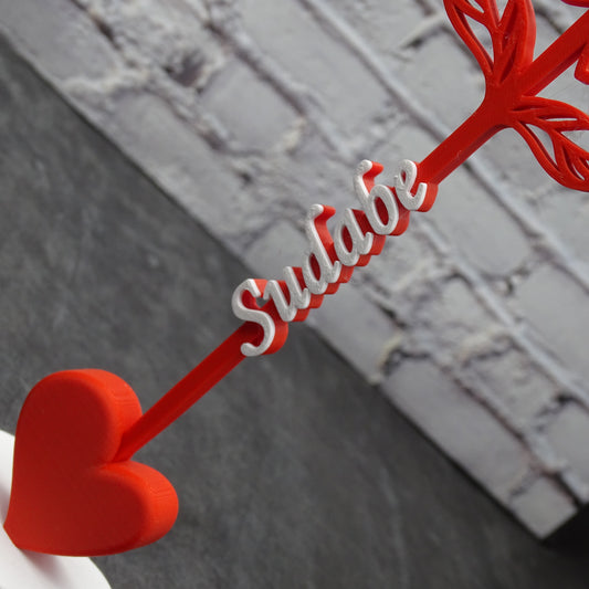 Personalisierte Rose mit Namen – Dekorative Geschenkidee