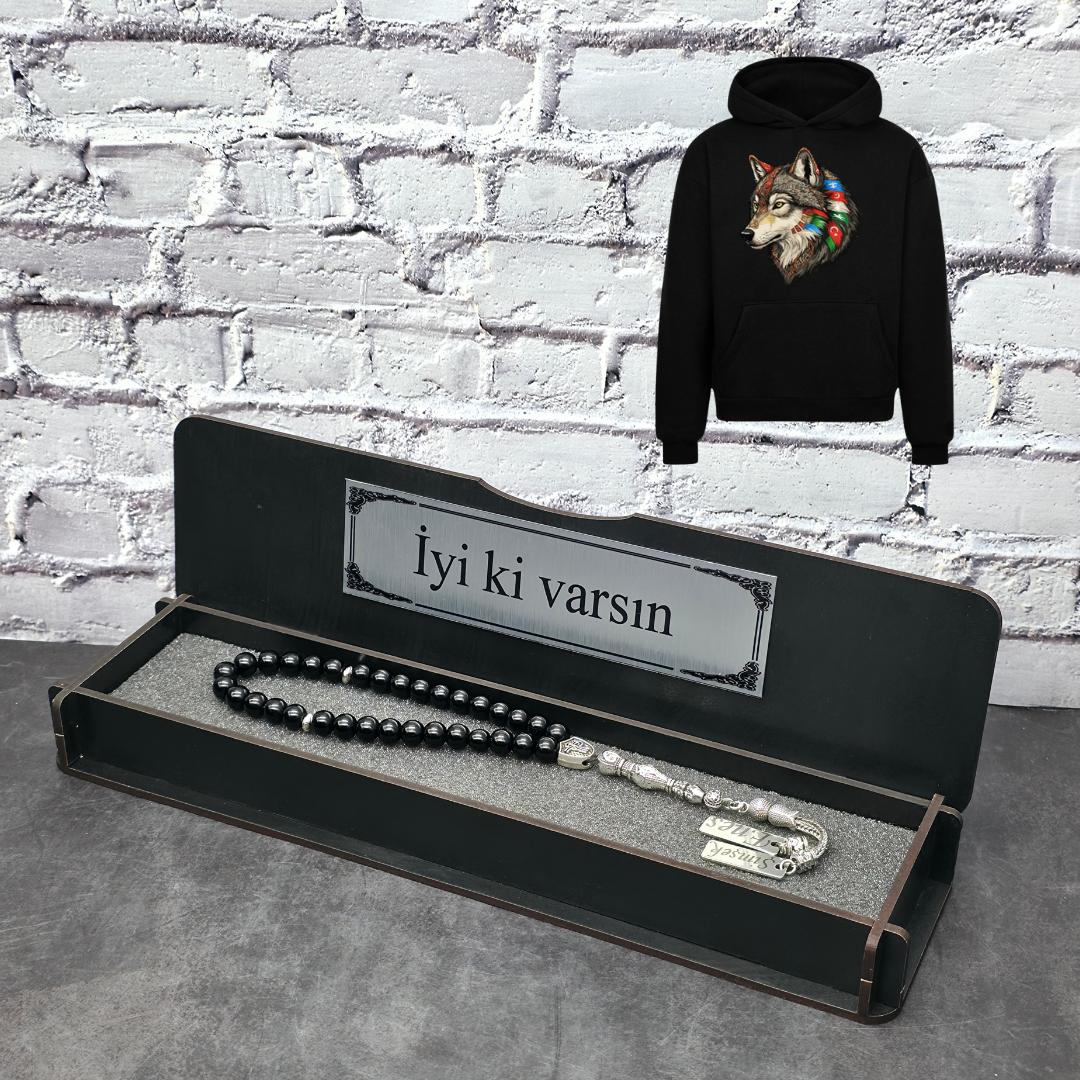 Personalisiert Tesbih Set mit Sweatshirt