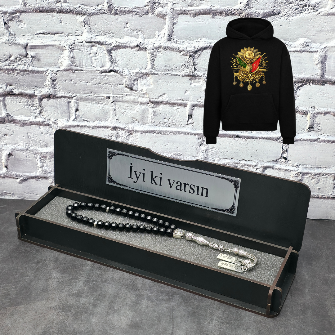 Personalisiert Tesbih Set mit Sweatshirt