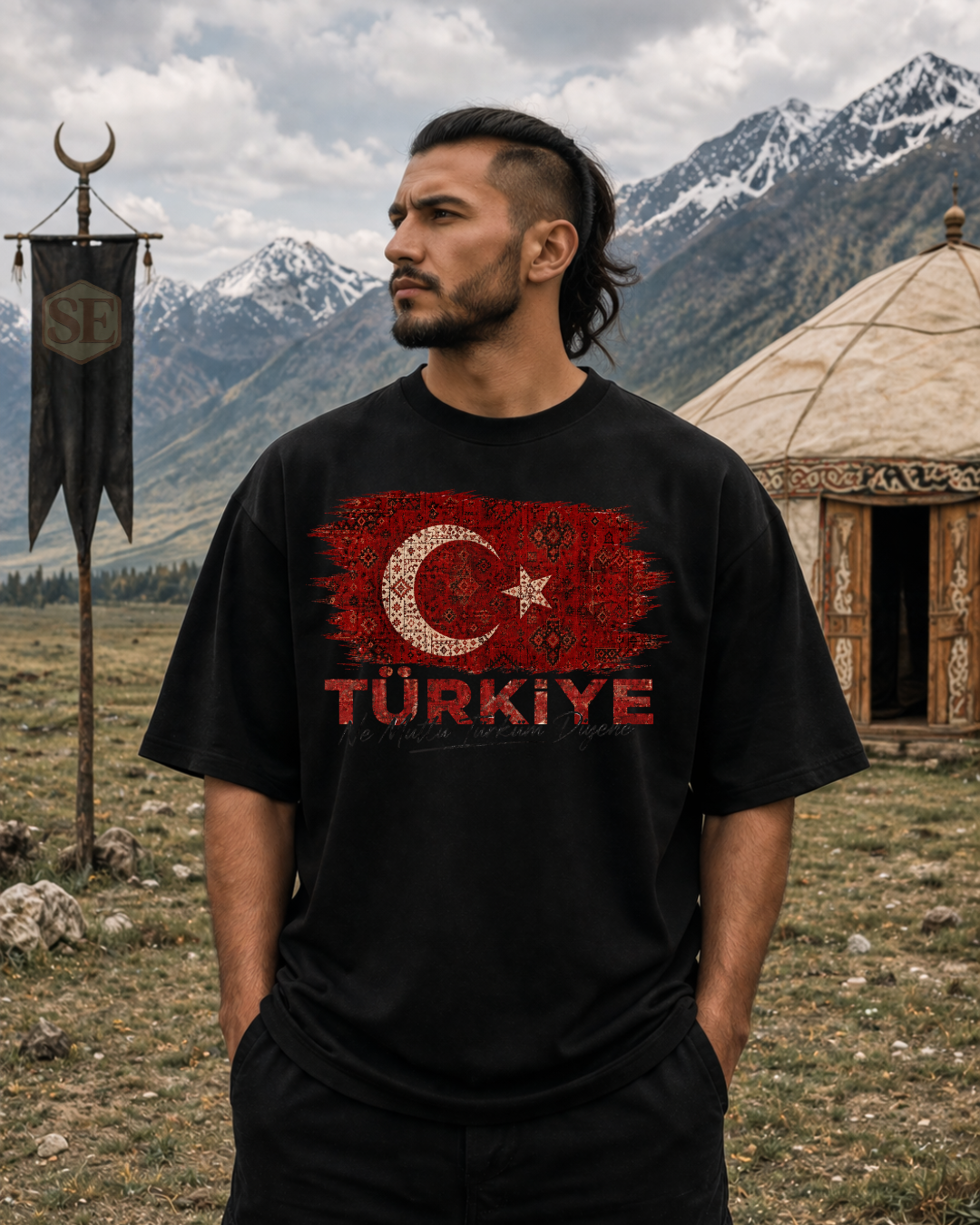 Kısa Kollu Tişört - TURK