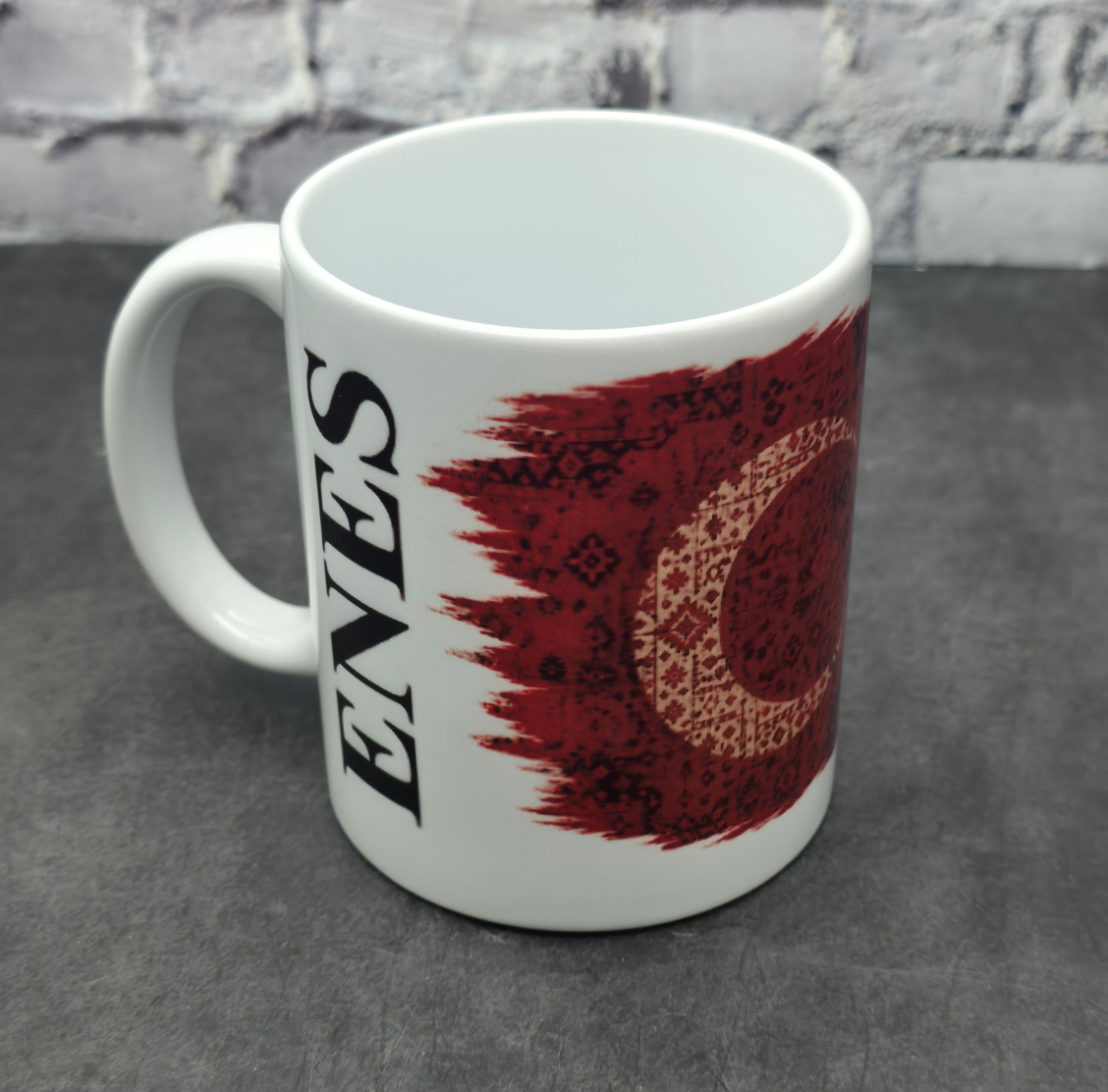 Personalisierte Keramik Tasse mit Wunschname
