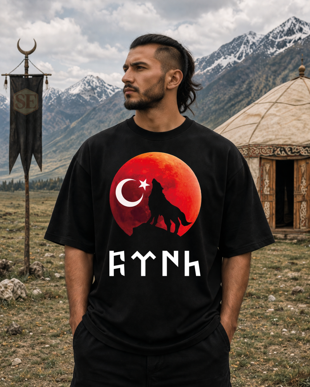 Oversized T-Shirt - BOZKURT