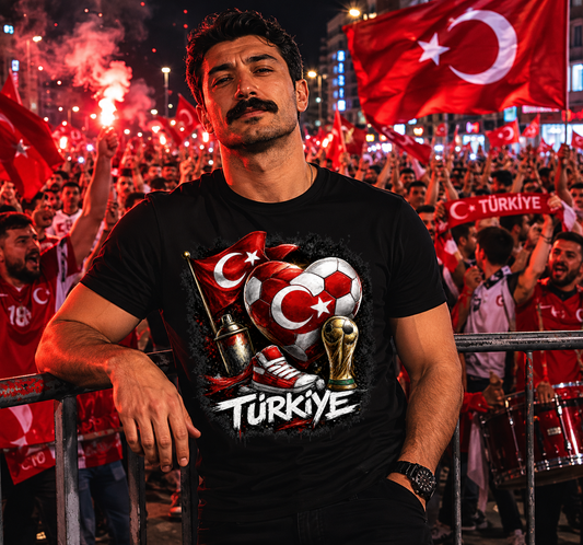 Dünya Kupasi Türkiye Özel T-Shirts