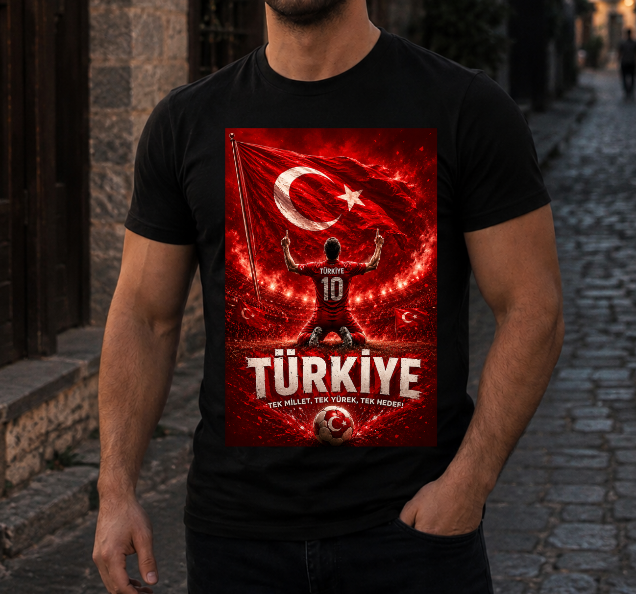 Kısa Kollu Tişört - TURK