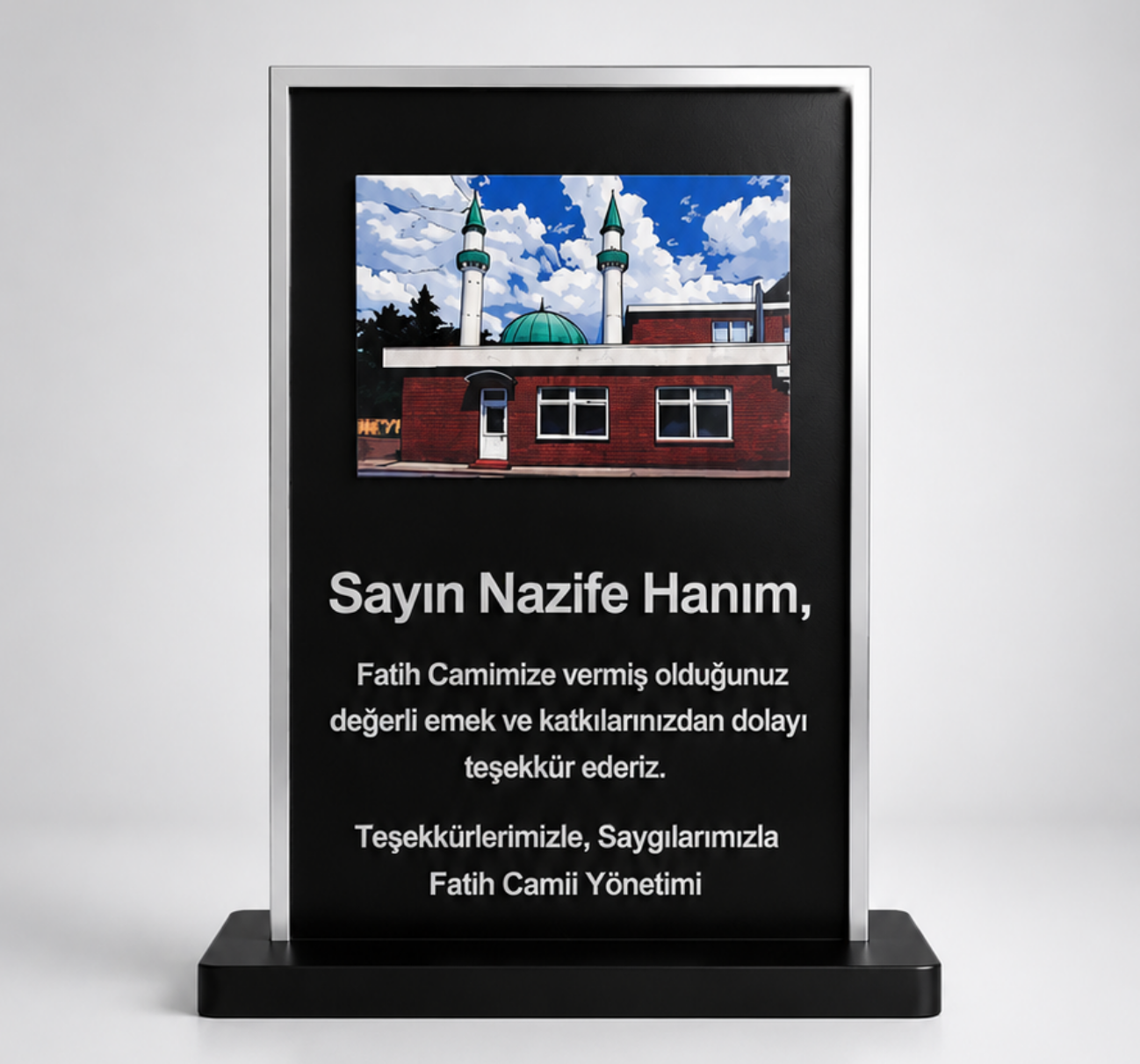 Plaket/Geschenkpaket