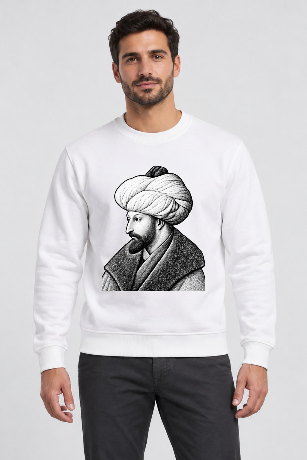Sweatshirt Weiss Fatih Sultan Mehmed