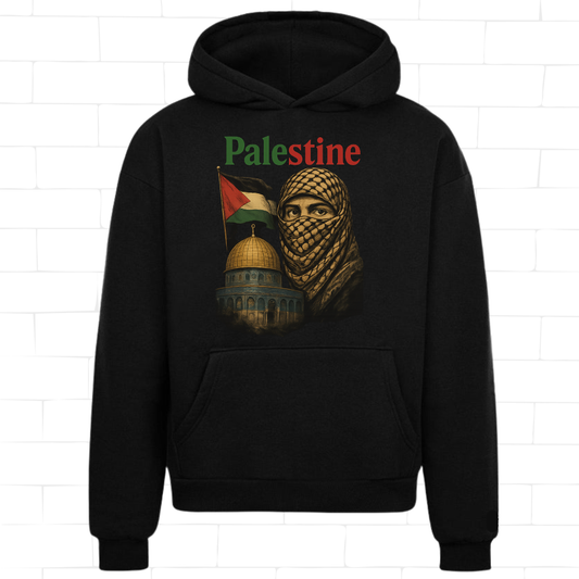 Hoodie Schwarz - Palestine Filistin