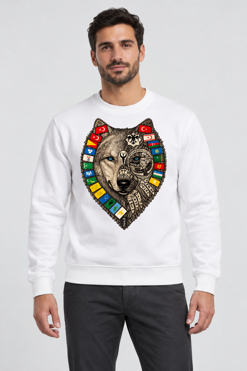 Sweatshirt Weiss BOZKURT