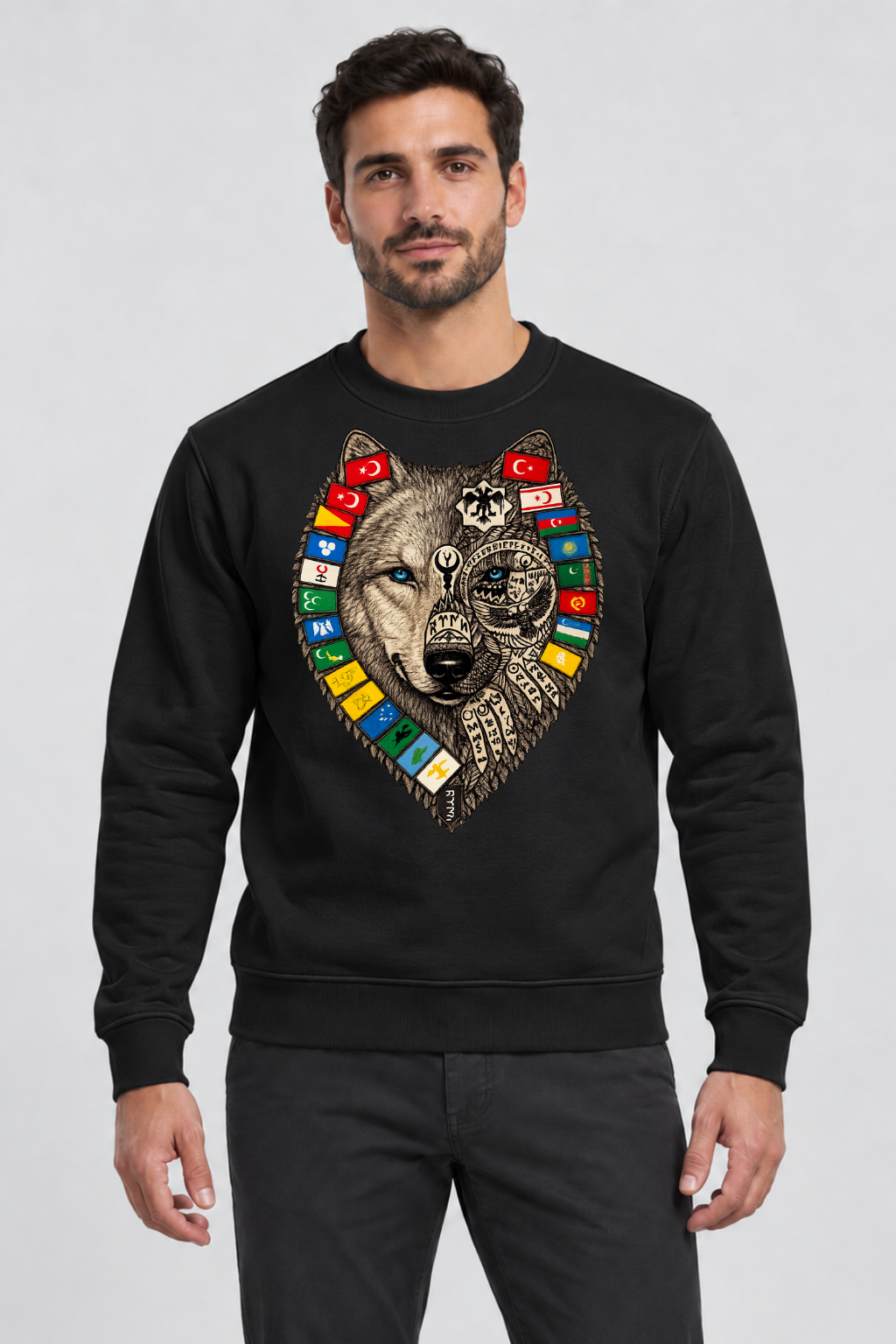 Sweatshirt Schwarz BOZKURT