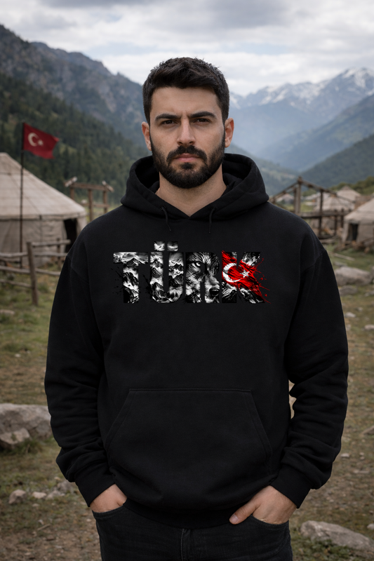 Hoodie Schwarz - TÜRK