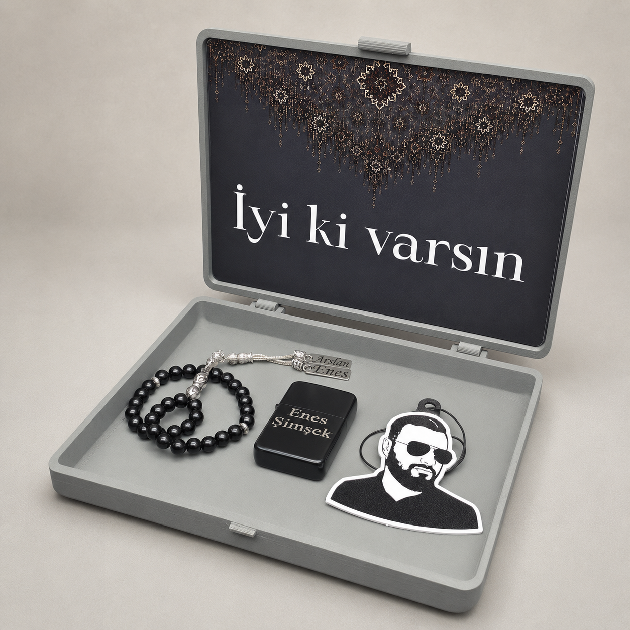 Tesbih Geschenkset Für Männer Mit Geldbörse  SE Premium Box