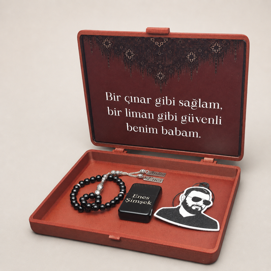 Tesbih Geschenkset Für Männer Mit Geldbörse  SE Premium Box