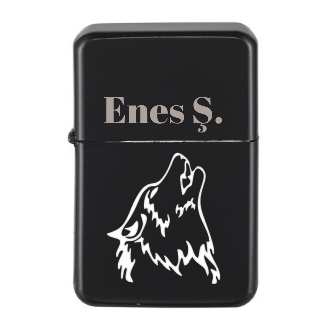 Benzin Feuerzeug mit Wunschgravur Bozkurt