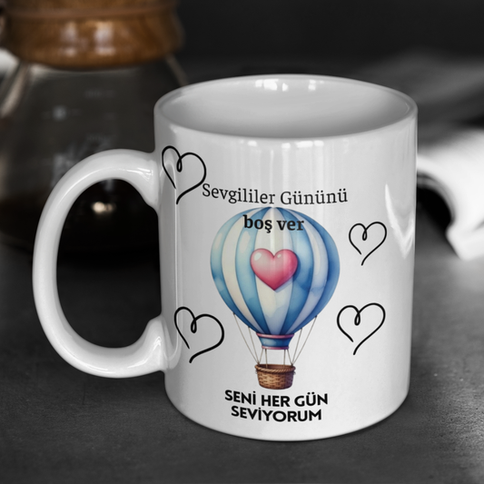 İstenilen isimle kişiye özel seramik kupa