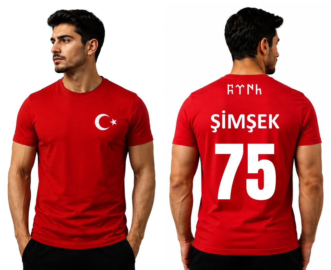 Türkiye Özel T-Shirt Personalisiert