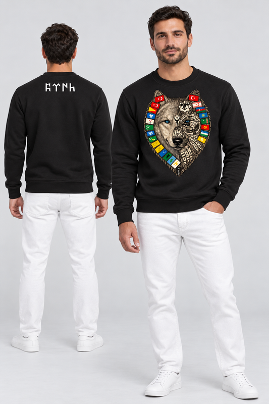 Sweatshirt Schwarz BOZKURT