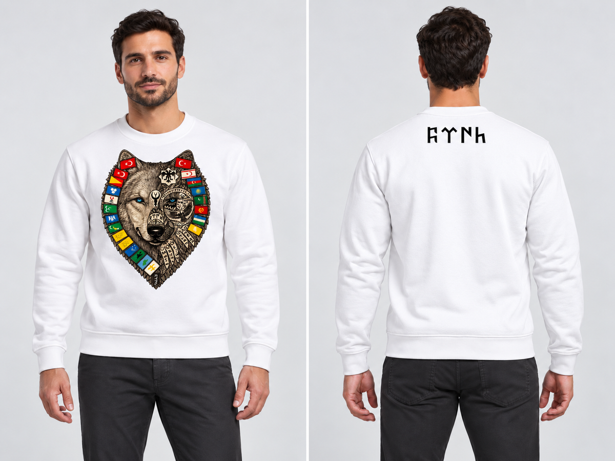 Sweatshirt Weiss BOZKURT