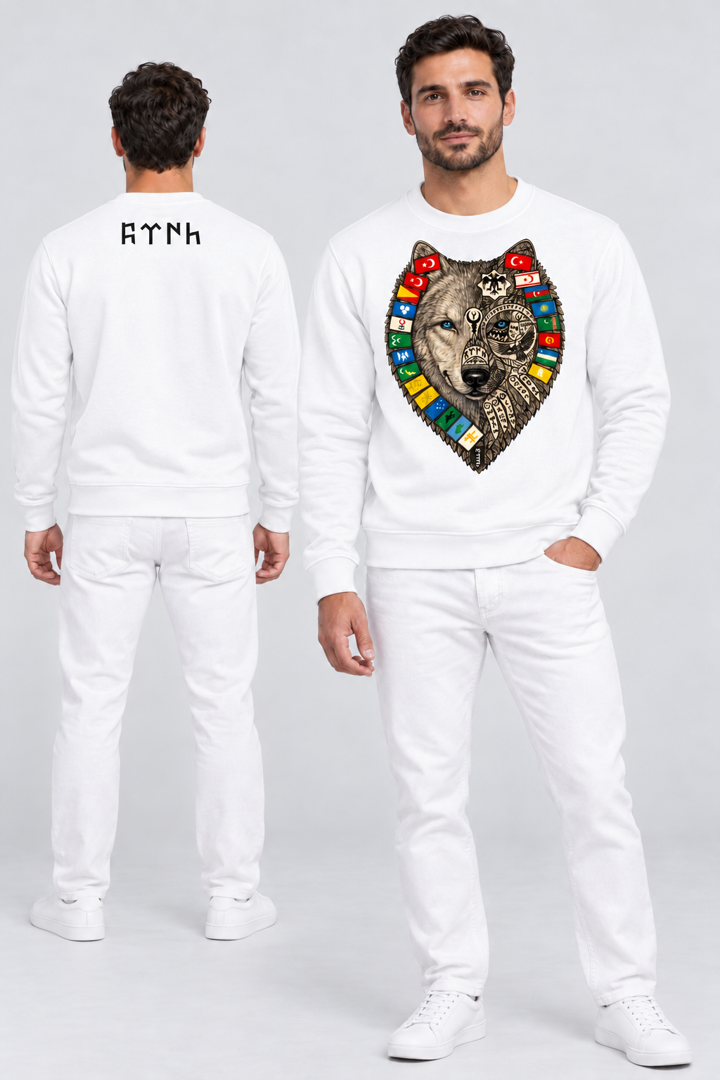 Sweatshirt Weiss BOZKURT