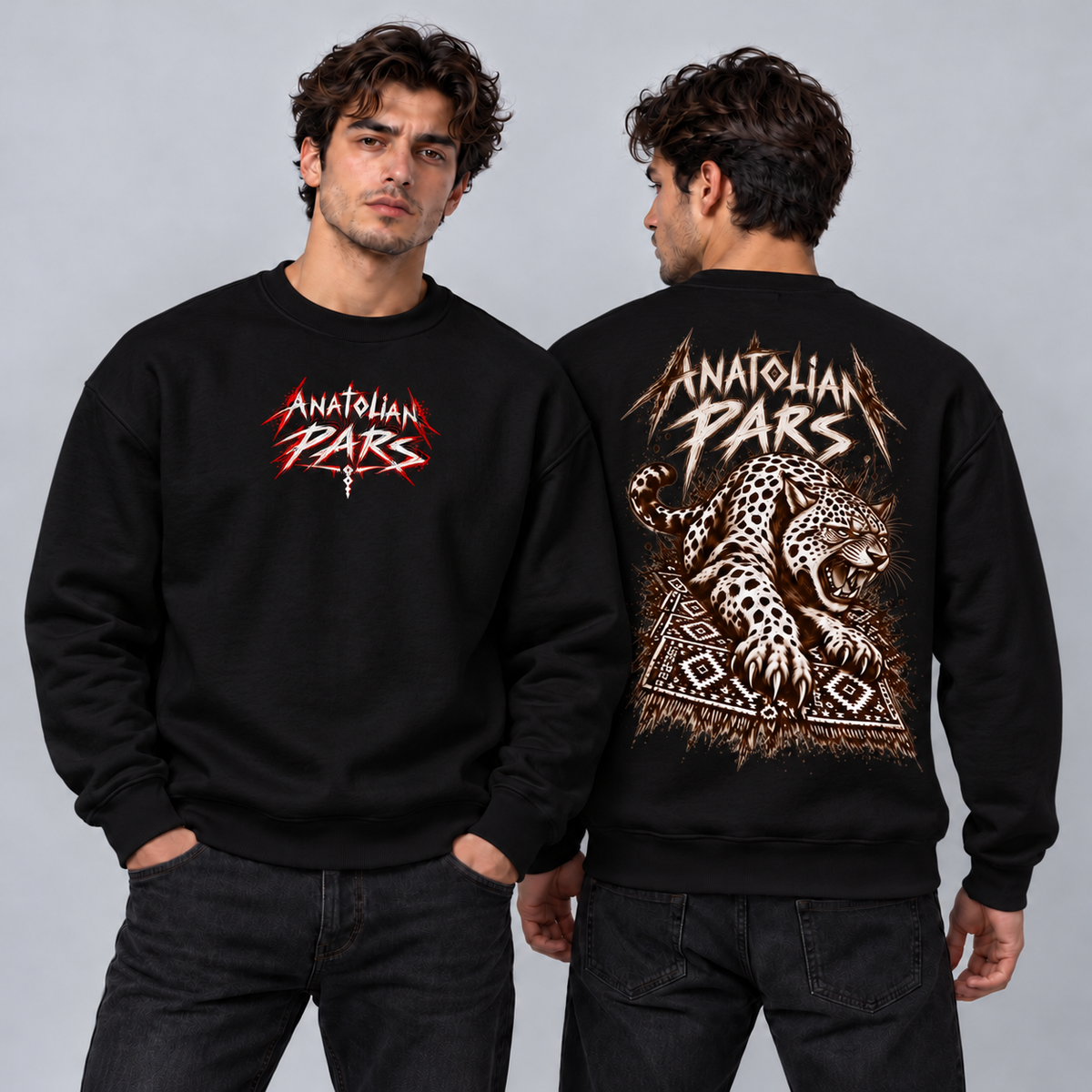 Sweatshirt Schwarz PARS