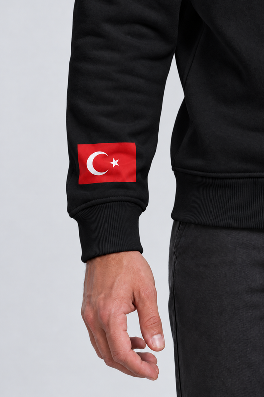 Sweatshirt Schwarz TÜRK BOZKURT