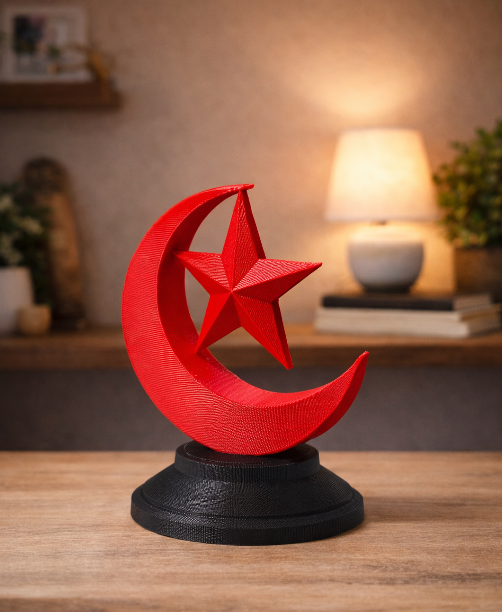 Ay Yıldız Dekoratif Masa Objesi