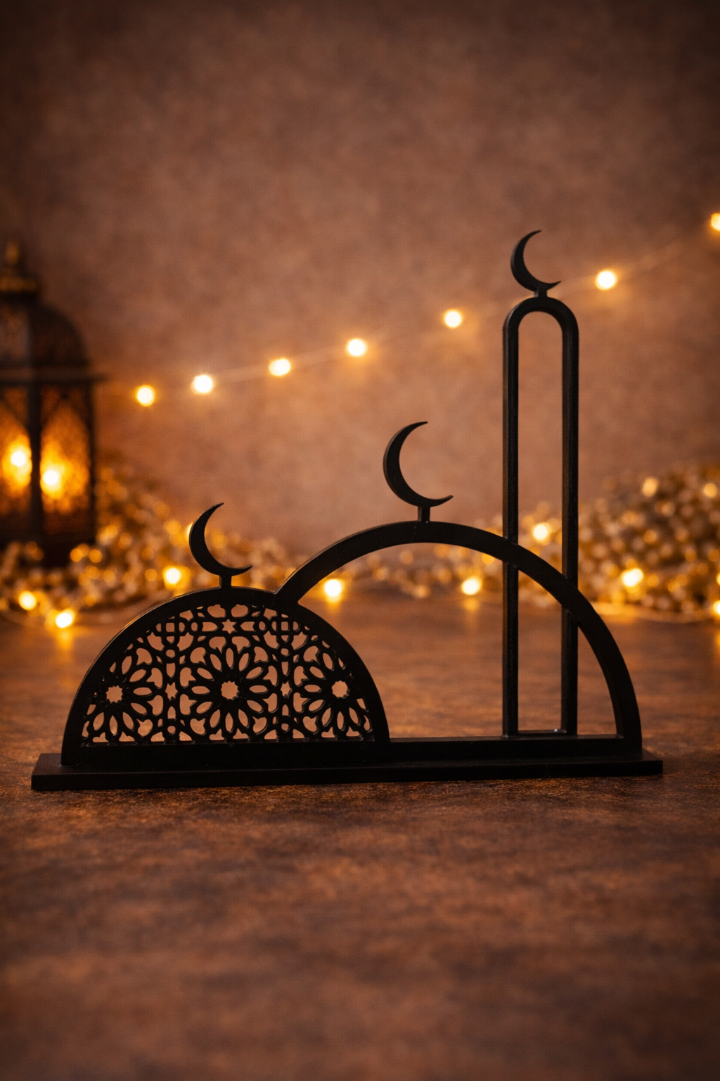 Schwarze Islamische Tischdekoration, ramadan deko