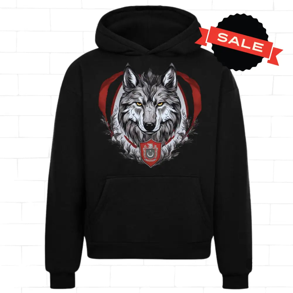 Hoodie Schwarz - Bozkurt