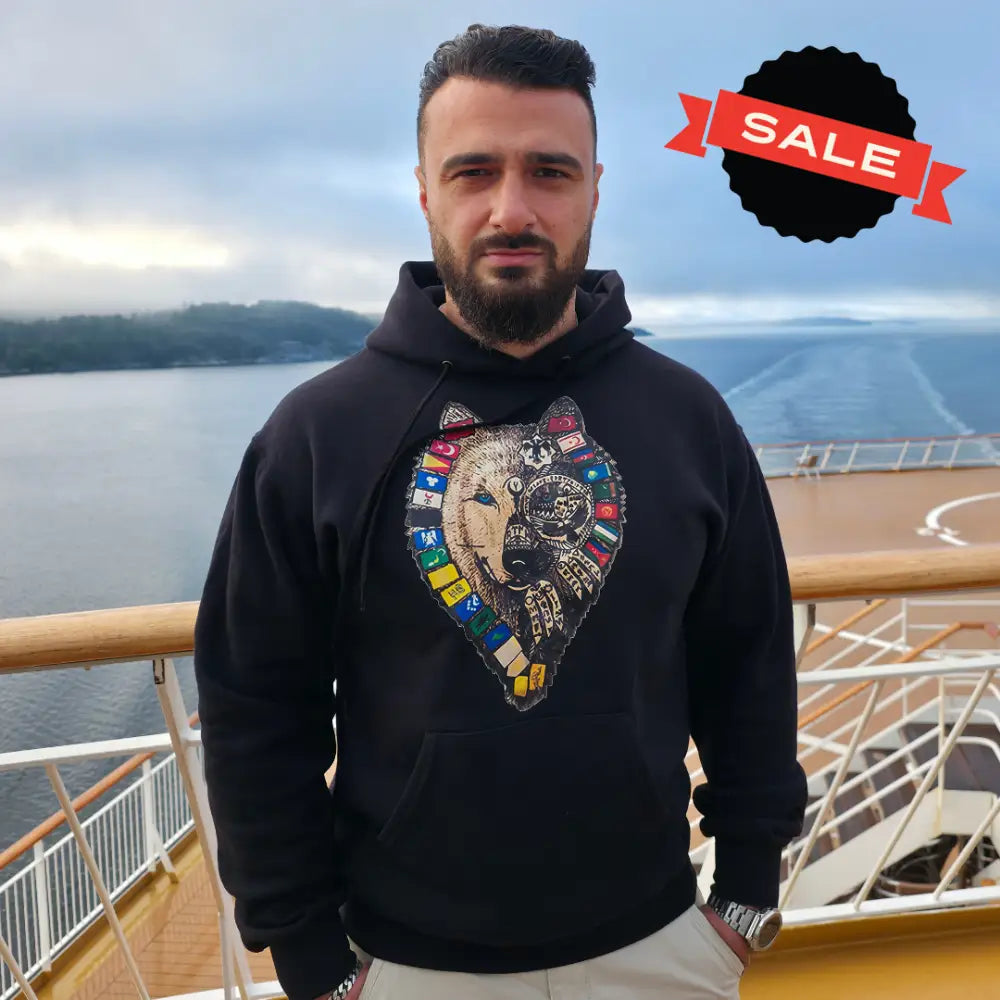 Hoodie Schwarz - BOZKURT