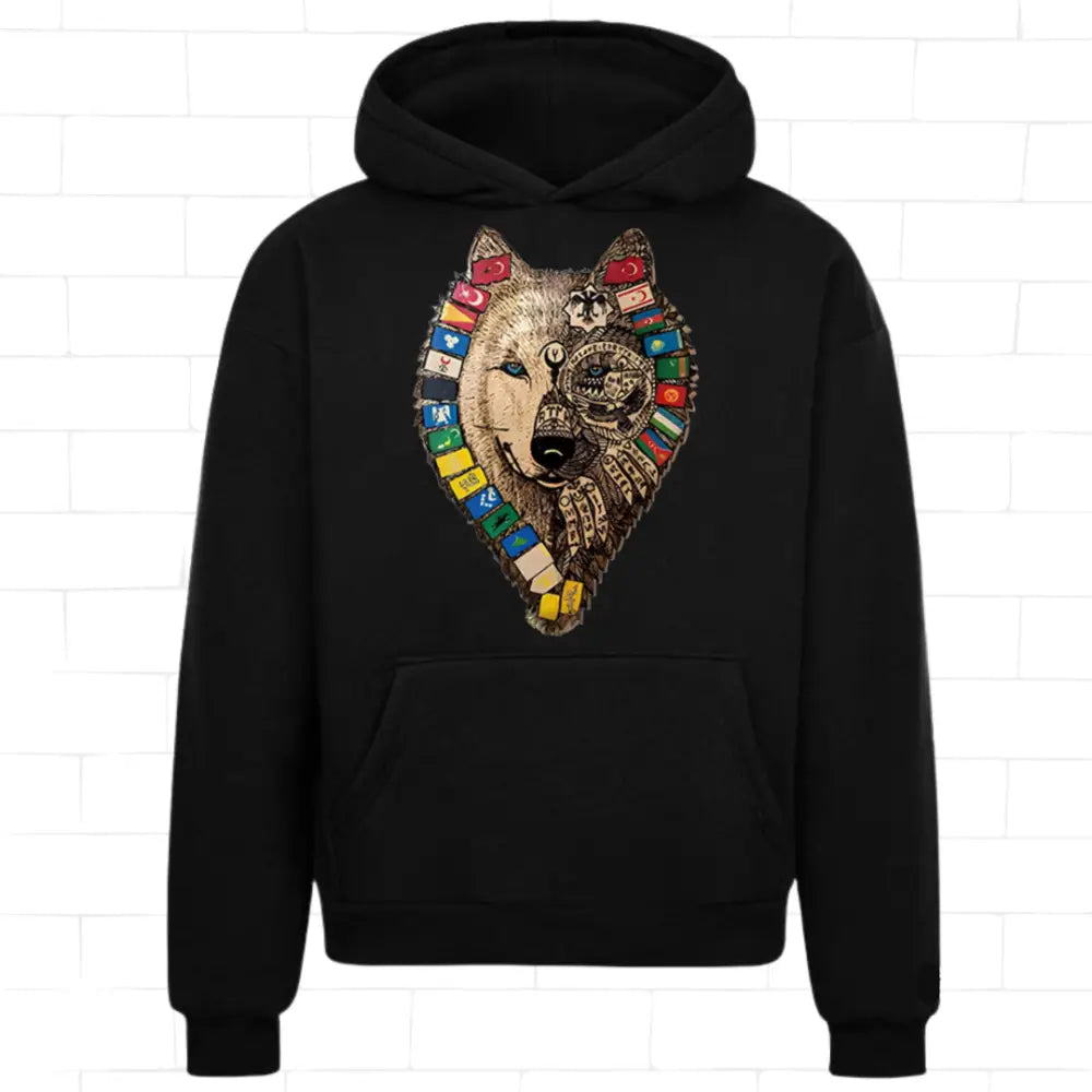 Hoodie Schwarz - BOZKURT