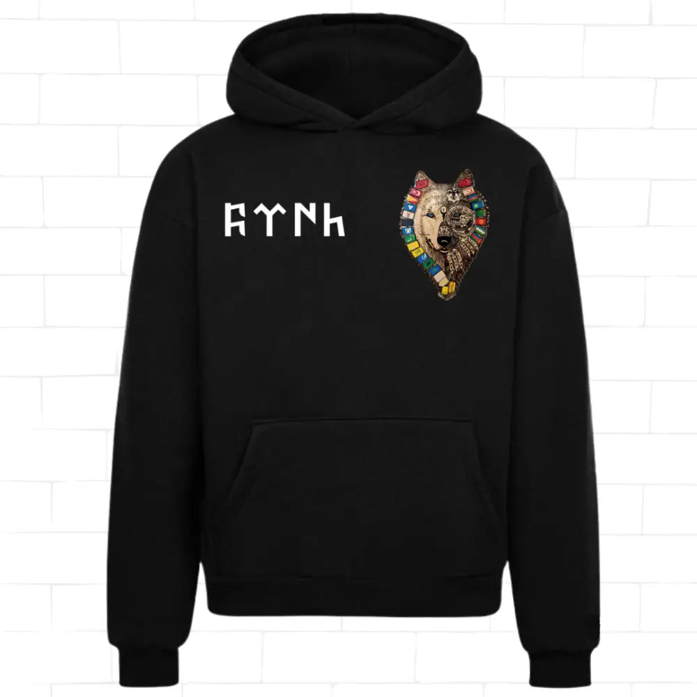 Hoodie Schwarz - Bozkurt