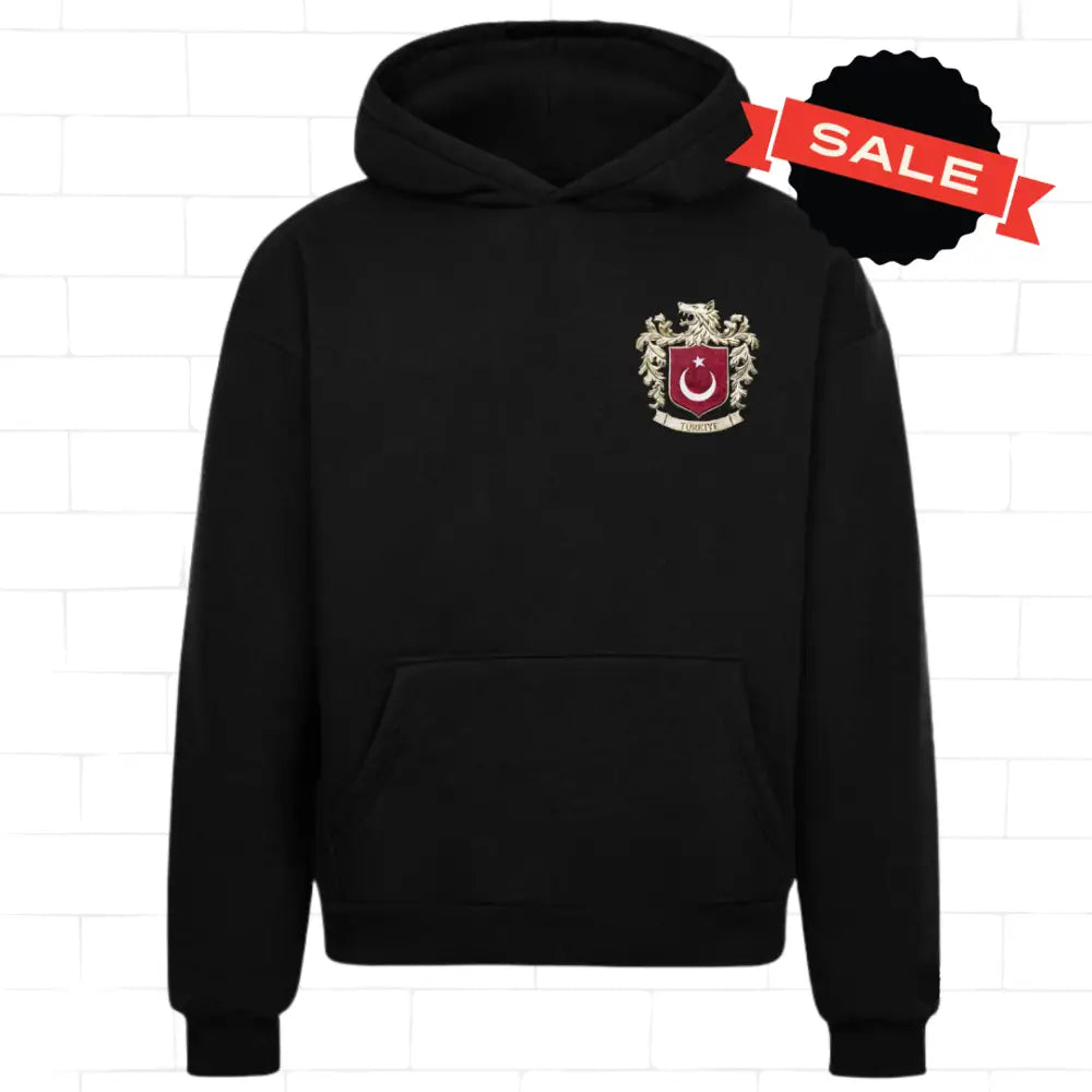 Hoodie Schwarz - Göktürk