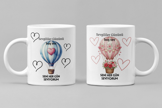 İstenilen isimle kişiye özel seramik kupa